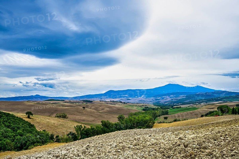 Landscape near San Quirico d'Orcia, Tuscany, Italy