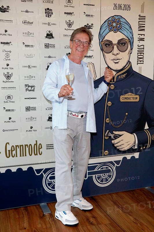 Arno Funke (Dagobert) – On a grand tour of the Harz Mountains with entertainer Julian F.M. Stöckel: a special journey on the Harz Narrow-Gauge Railway from Wernigerode to Gernrode on 26 June 2026