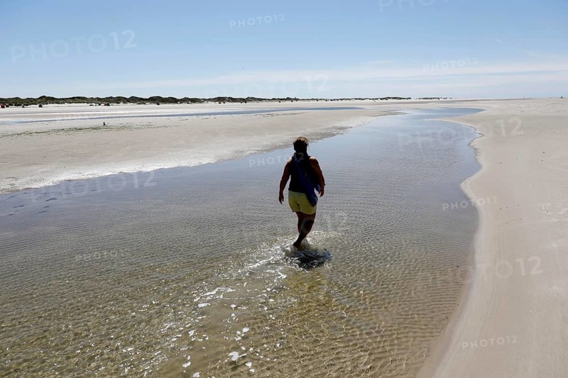 Beach coasts on the island of Amrum, Norddorf, 15.06.2020