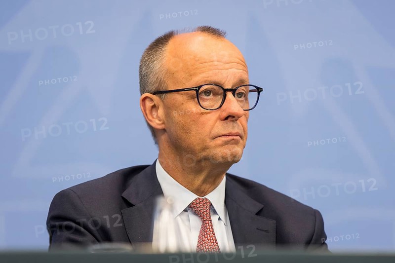 Federal Chancellor Merz (CDU, Federal Chancellor) during a press conference after the consultation between Federal Chancellor Friedrich Merz and the heads of government of the federal states in the Federal Chancellery, Berlin, 18 June 2025