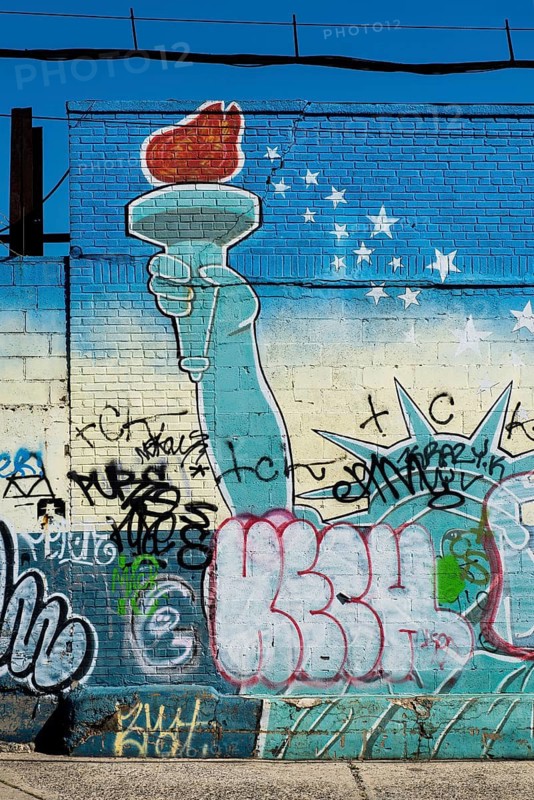 Straßenkunst, Graffiti, Williamsburg, Brooklyn, New York City, New York, USA