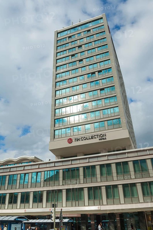 High-rise building, hotel complex, The Collection Hotel, Arnulfstraße, Munich, Bavaria, Germany