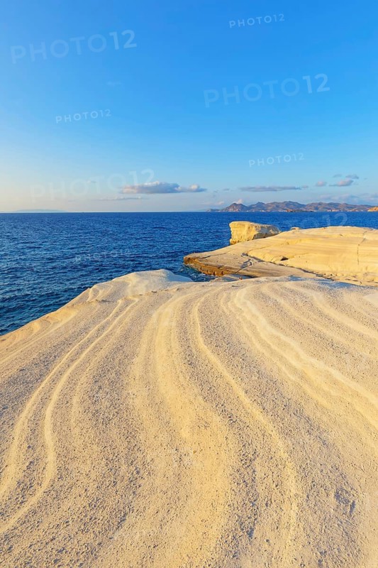 Rock formations, Sarakiniko, Milos Island, Greece