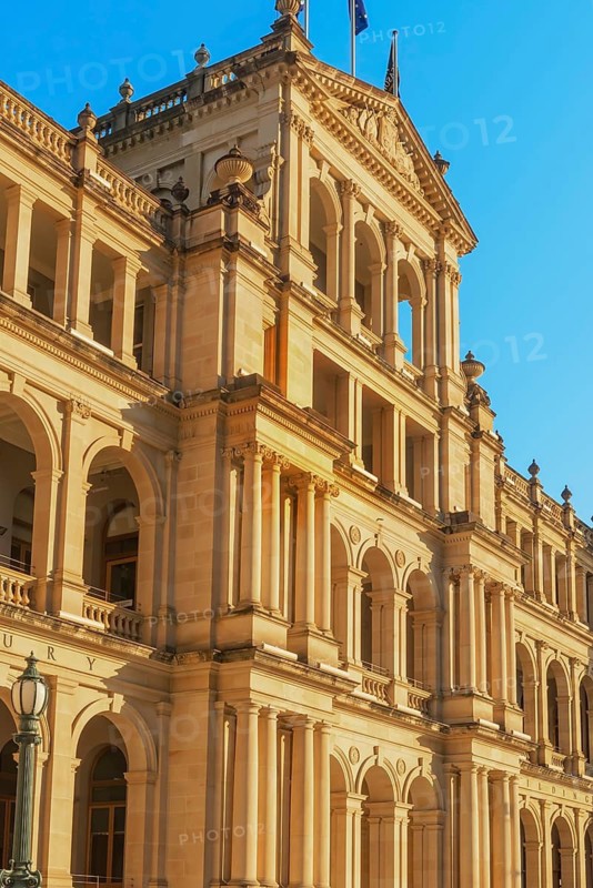 Treasury building, Brisbane Square, Brisbane, Queensland, Australia