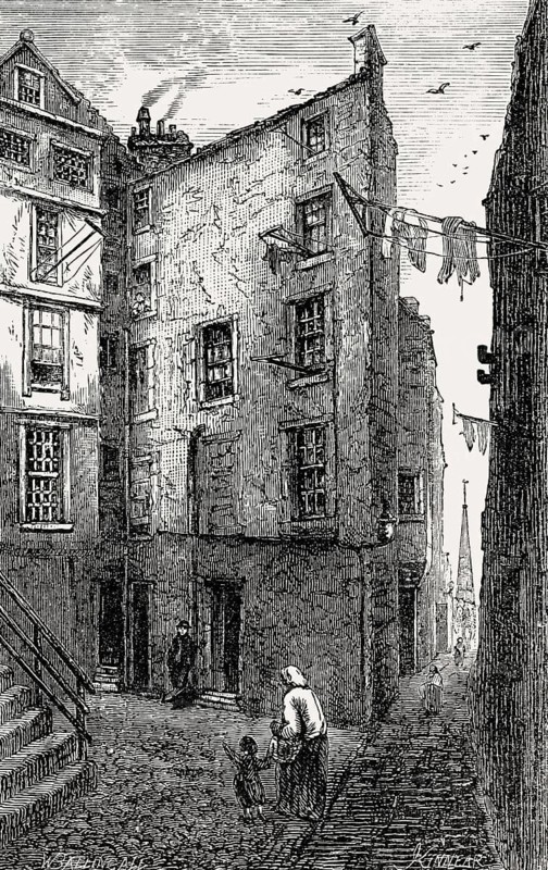 Lady Stair's Close, Lawnmarket, Edinburgh, Scotland, 17th century