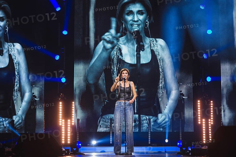 Anna-Maria Zimmermann at the Schlagernacht des Jahres live on Das Original Tour in the Berlin Uber Arena on 16 November 2024