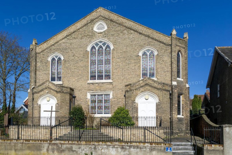 United Reformed church building, Halesworth, Suffolk, England, UK formerly Congreagational Church built 1832, extended 1878