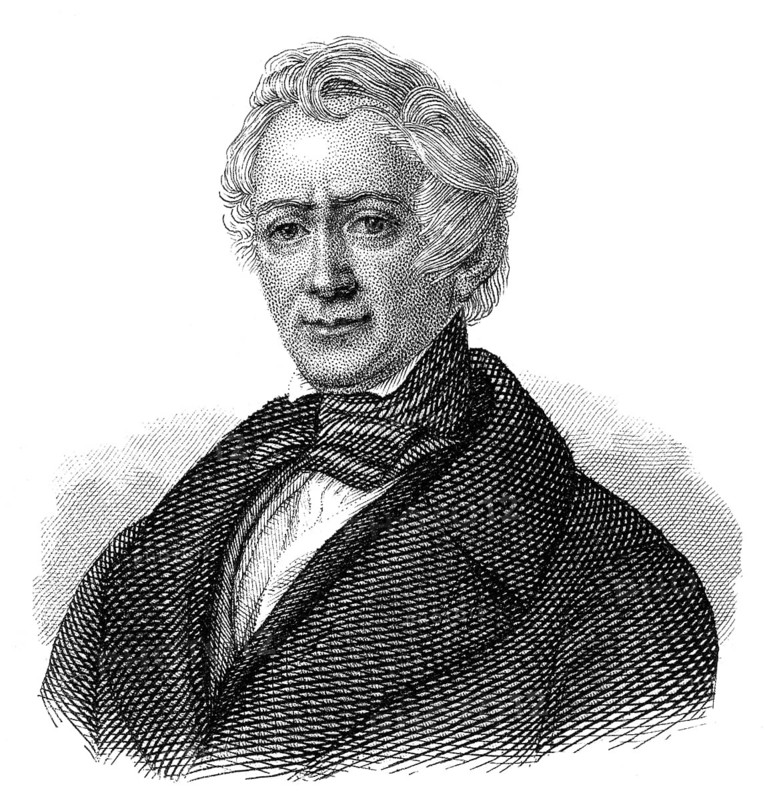 Friedrich Ludwig Georg von Raumer, 1781 - 1873, a German historian and politician, Portrait von Friedrich Ludwig Georg von Raumer, 1781 - 1873, ein deutscher Historiker und Politiker