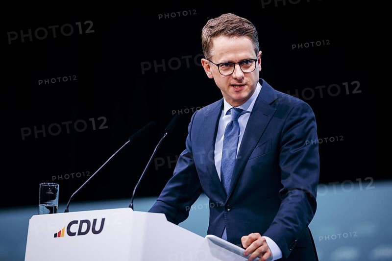Carsten Linnemann, Deputy Chairman of the CDU, recorded at the CDU Germany 2024 party conference in Berlin, 6 May 2024