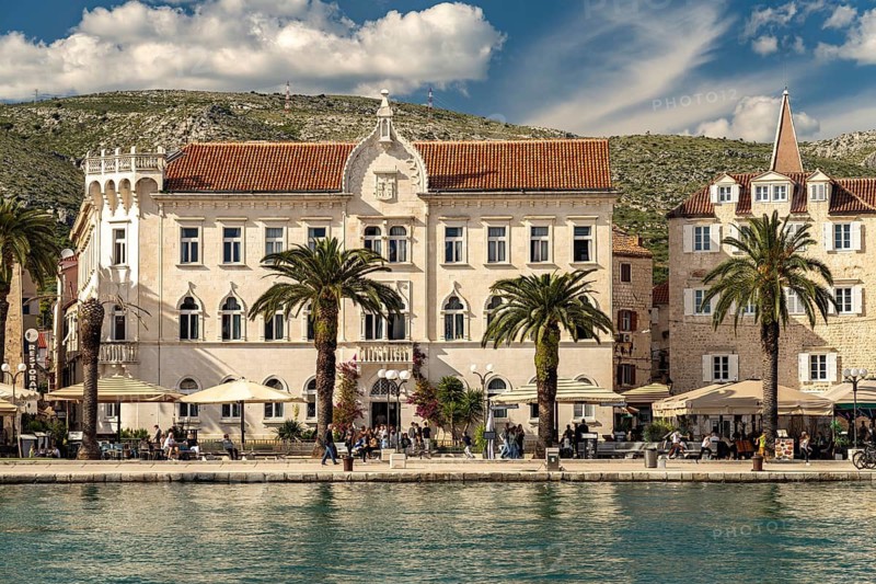 Petar Berislavic Primary School on the Riva Promenade in Trogir, Croatia