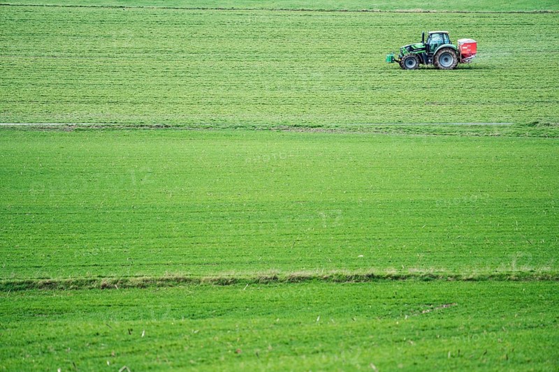 Agricultural fields, Oberweser, Upper Weser Valley, Weser Uplands, Weserbergland, Hesse, Germany