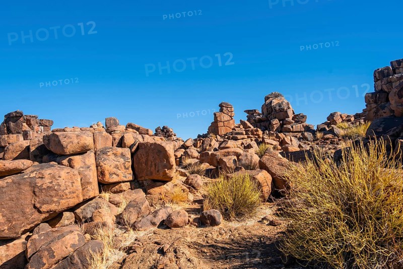 Stacked red rocks, rock formations, Giants Playground, Keetmanshoop, Namibia