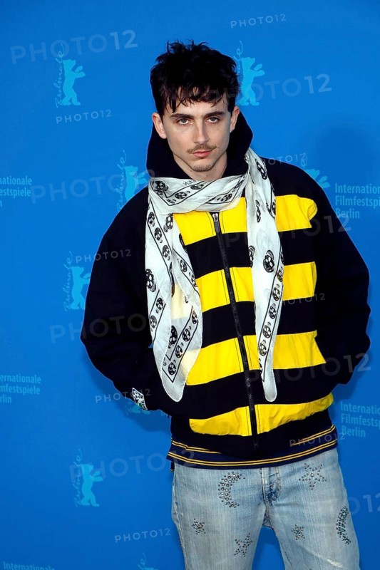 Timothee Chalamet at the photocall for the film 'Like A Complete Unknown' at the 75th Berlinale 2025 Berlin International Film Festival at the Hotel Grand Hyatt. Berlin, 14.02.2025