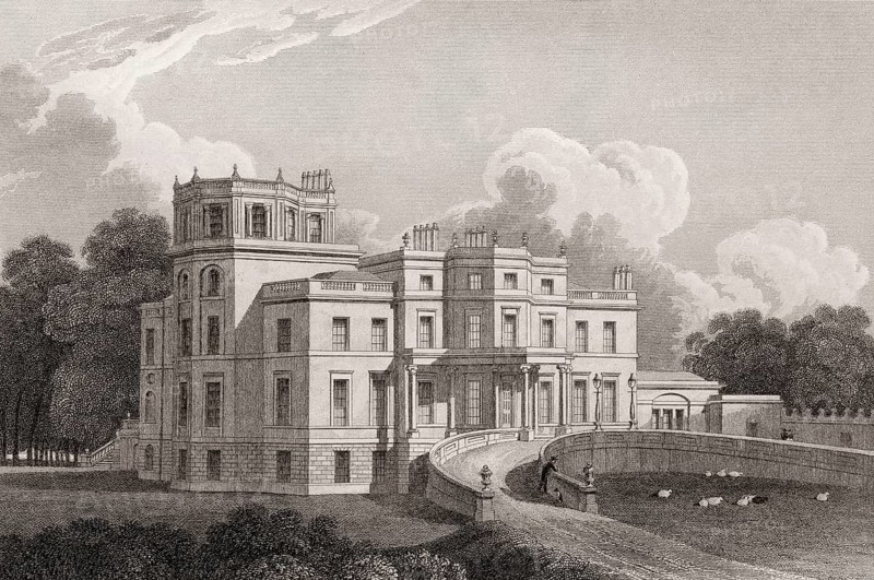 Dunglass Castle, West Dunbartonshire, 19th century, from Modern Athens by Th. H. Shepherd