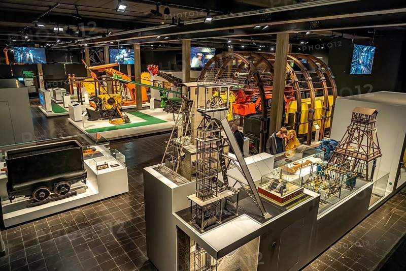 Exhibition at the German Mining Museum Bochum, North Rhine-Westphalia, Germany