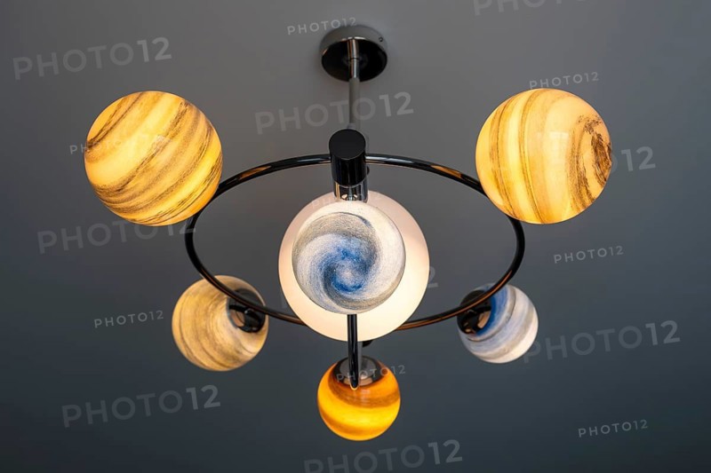 Planet ceiling light, Pattaya, Thailand