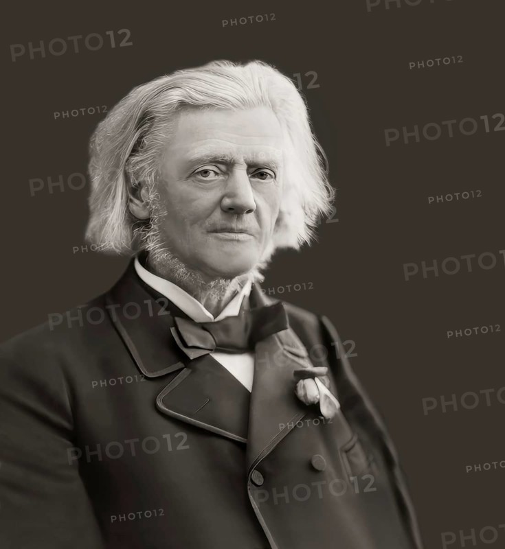 Portrait of Georg Balthazar von Neumayer, Ritter von Neumayer, 1826 – 1909, German polar explorer, geographer and geophysicist, best known for cooperation of meteorology and scientific observations, digitally optimized