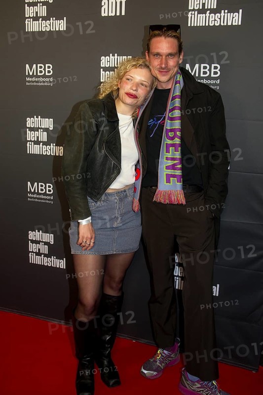 Luisa-Celine Gaffron, Daniel Strässer BLINDGÄNGER, Photo Call for the premiere and opening of the achtung berlin filmfestival at the Colosseum cinema, Berlin, 02.04.2025