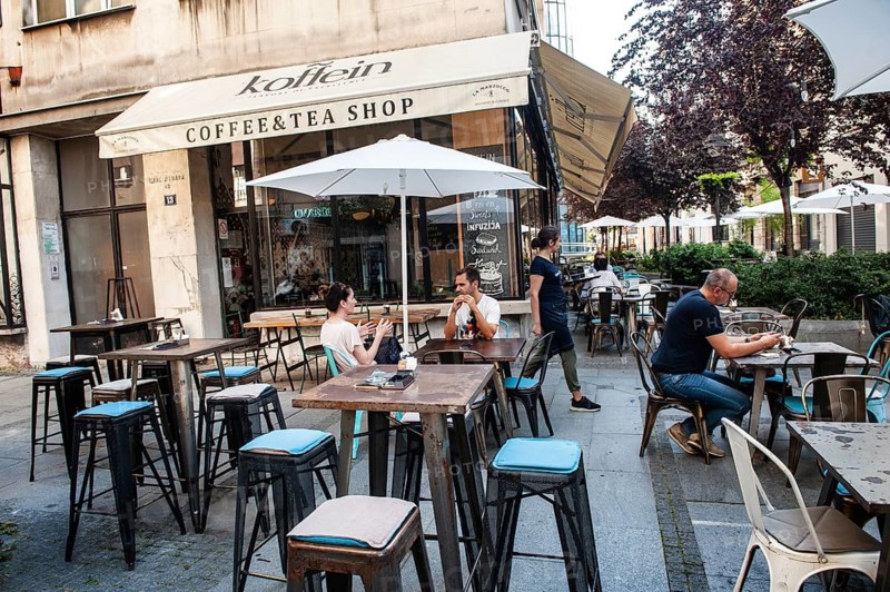 Belgrade, Serbia. May 27th 2019 Belgrade Cafe Culture in the Serbian Capital