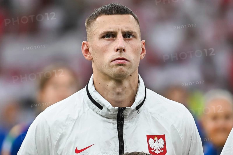 BERLIN, GERMANY - JUNE 21, 2024: Euro 2024 Groupe D match Poland vs Austria 1:3. Jakub Piotrowski.