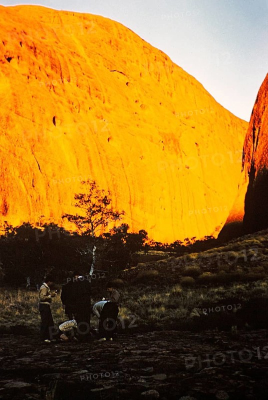 Expedition of the Melbourne Grammar School, Northern Territory, Australia, 1956 Boys at the Olgas, Kata Tjuta