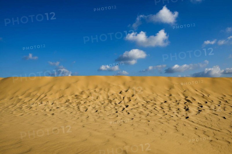Sand dunes and blue sky, Praia da Bordeira, Carrapateira, Algarve, West Coast, Atlantic Ocean, Portugal
