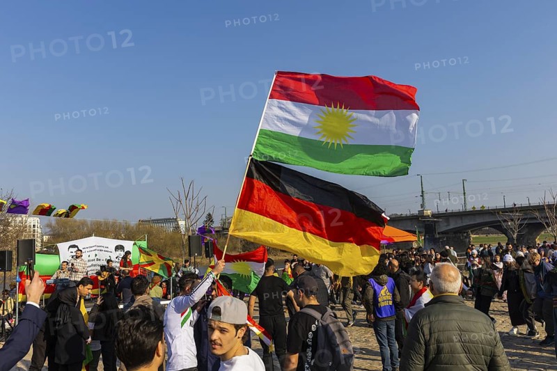 The Kurdish New Year festival Newroz, which is celebrated on 21 March, arose from the Kurdish people's spirit of resistance and still symbolises it today, Dresden, Saxony, Germany