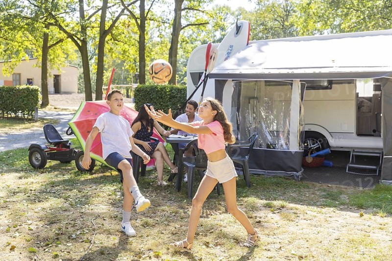 Bad Sonnenland - holiday park with camping site Family holiday in a rented mobile home, Moritzburg, Saxony, Germany