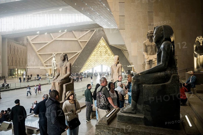 Entrance Hall, Grand Egyptian Museum, GEM, Giza, Cairo, Egypt