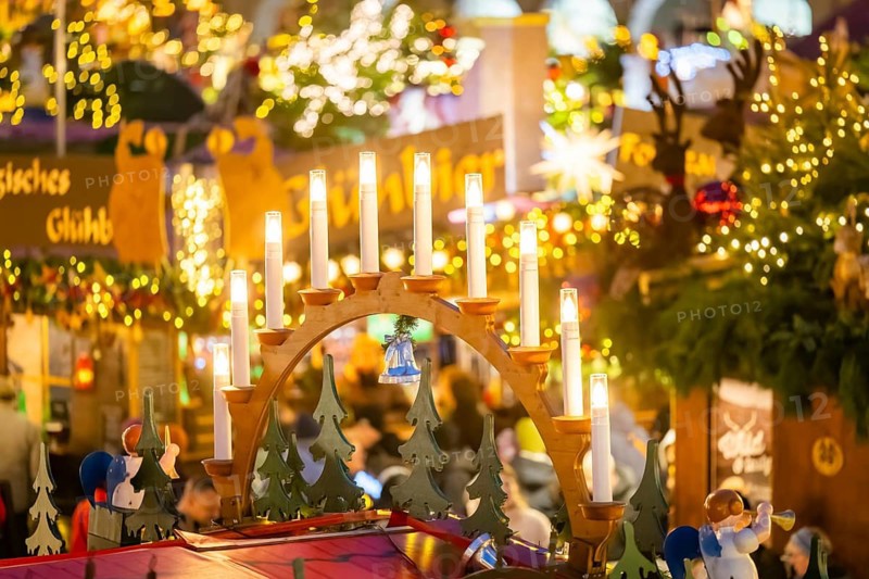 The Dresden Striezelmarkt is a Christmas market in Dresden. It has been held in Advent since 1434, usually on the Altmarkt square, and attracts an average of around two million visitors every year. It is the oldest certified Christmas market in Germany. Dresden, Saxony, Germany