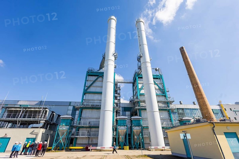 Innovationskraftwerk Dresden-Reick, large heat pump, Dresden, Saxony, Germany