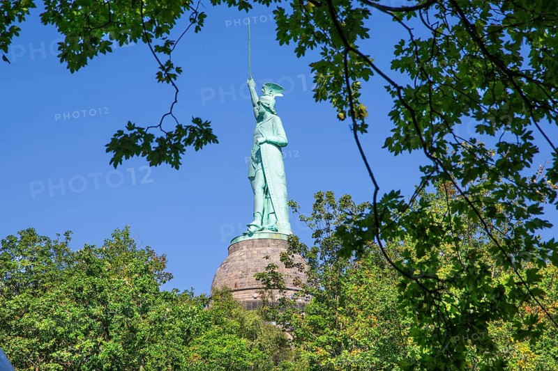 Hermannsdenkmal near Hiddesen, district of Detmold, Teutoburg Forest, North Rhine-Westphalia, Germany