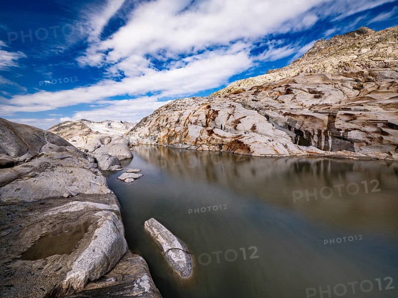 Small Glacier Lake, Hohentauern National Park, Venice Group, Hohe Tauern National Park, Province of Salzburg, Austria