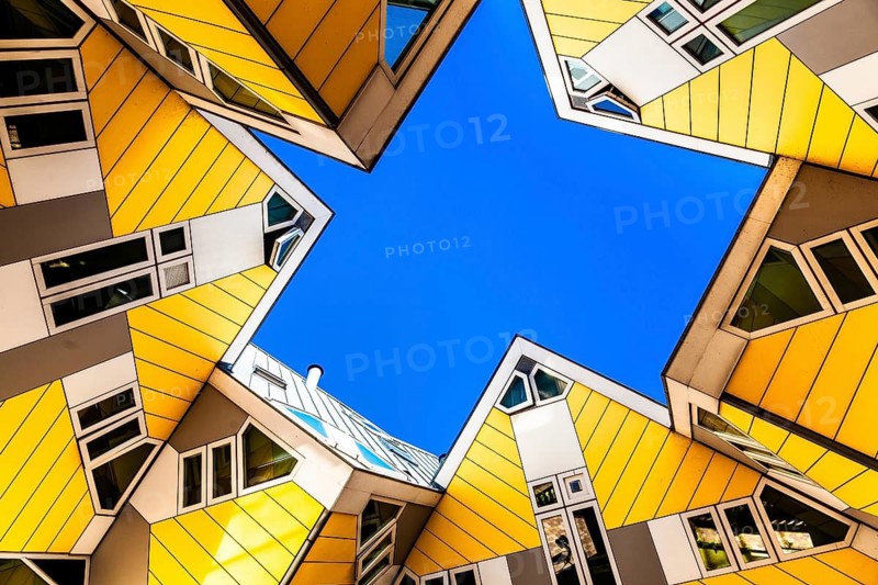 Cube houses from 1984, architect Piet Blom, Rotterdam, the Netherlands
