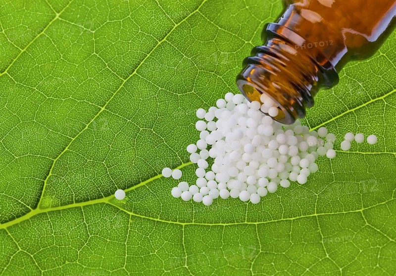 Globules for the treatment of diseases in gentle, alternative medicine. Pills and medicines, Austria
