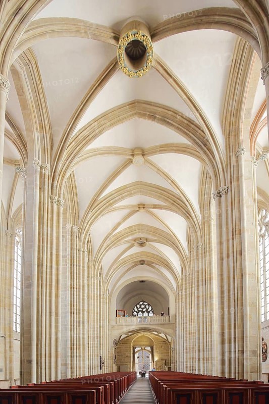 Interior view, Cathedral, St. Johannis and St. Donatus, Burgberg, Meissen, Saxony, Germany
