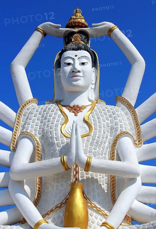 18-armed Shiva at Wat Plai Leam Resort, Koh Samui Island, Thailand