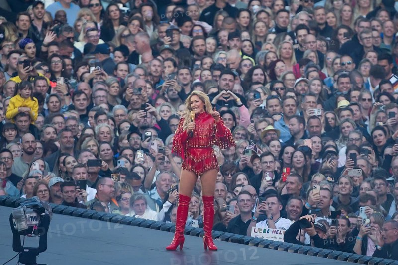 Helene Fischer live on 360° stadium tour in Berlin's Olympic Stadium on 13.06.2026. Note: Editorial use only in relation to the concert or the current tour