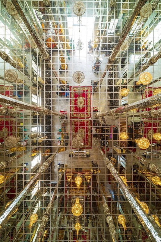 Wihan Kaeo (Glass Temple) : a breathtaking, mirrored ordination hall, Wat Muang, Ang Thong Province, Isan, Thailand