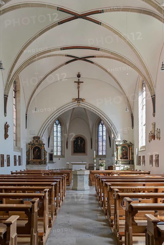St. Georg Catholic Church, parish church, late Gothic, Ahaus-Ottenstein, Münsterland, North Rhine-Westphalia, Germany