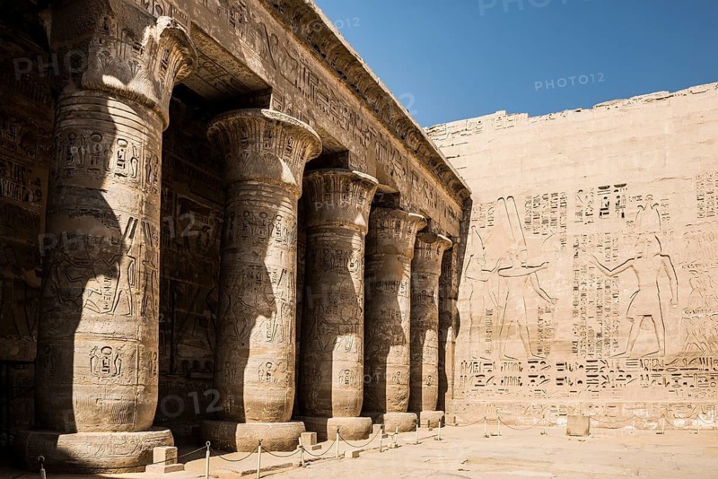 Habu temple, UNESCO World Heritage Site, Thebes, Luxor, Egypt