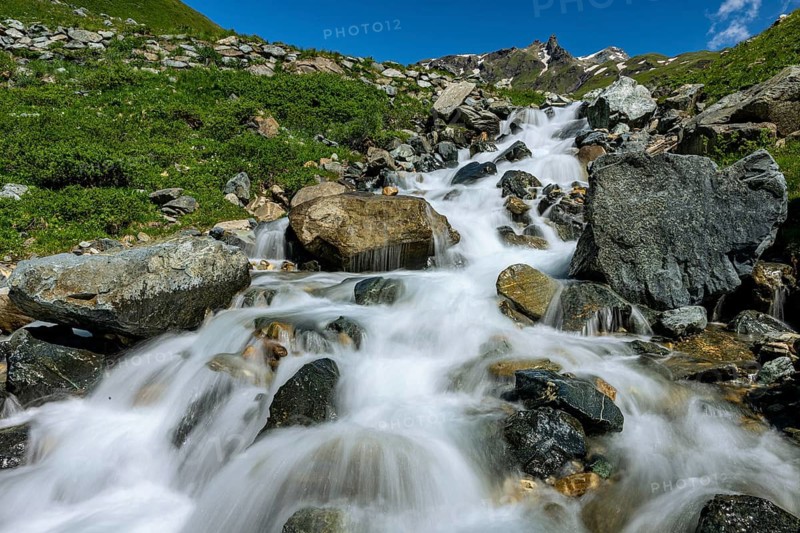 Guttalbach an der Grossglockner Hochalpenstraße in the Hohe Tauern National Park, Heiligenblut, Carinthia, Austria