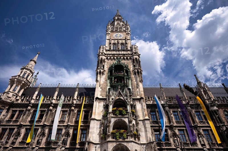 Neues Rathaus, Marienplatz, Munich, Bavaria, Germany