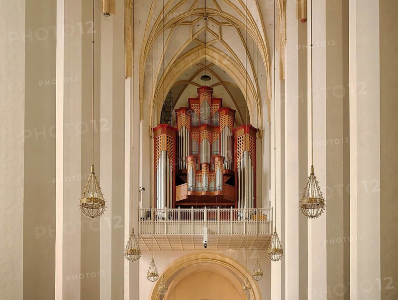 Interior view, organ, west gallery, Church of Our Lady, Cathedral of Our Lady, Munich Cathedral, Munich, Bavaria, Germany