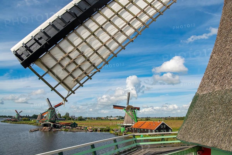 Windmill Museum, Zaanse Schans, Zaanstad, North Holland, Netherlands