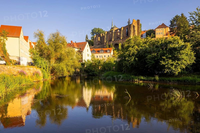 Nicolaikirchruine, Dom, Nicolaiturm am Spreeufer, Bautzen, Saxony, Germany