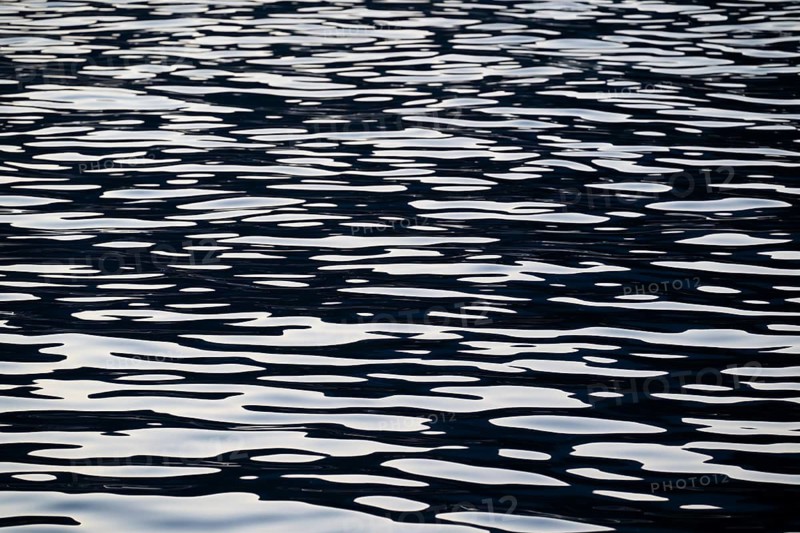 Light and shadow on sea surface, Sicily, Italy