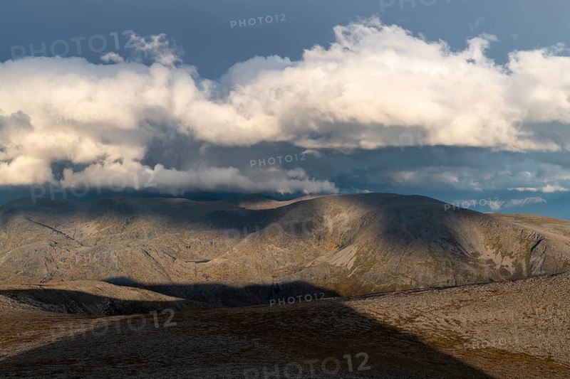 Light atmosphere in the mountains, Söröya, Finnmark, Norway, September 2018