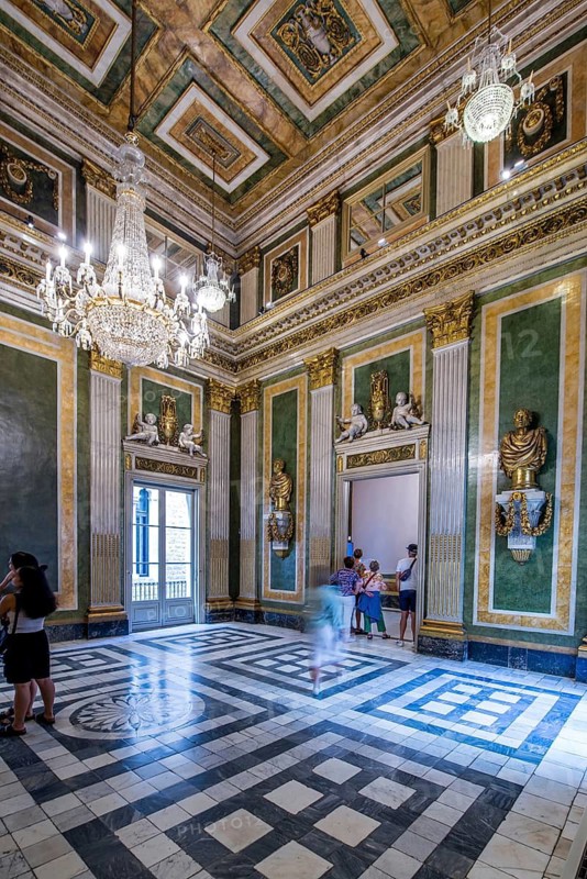 The Green Room at the Pablo Picasso exhibition at the Museu Picasso (Picasso Museum), Barcelona, Spain