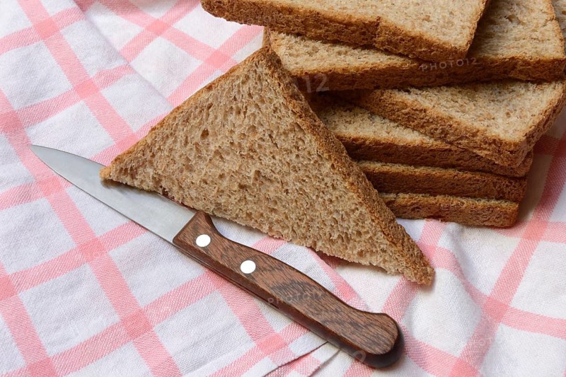 Stacked whole grain toast bread, whole grain toast bread